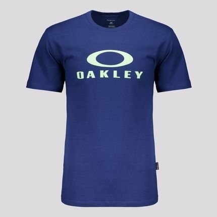 Camiseta Oakley O Bark SS Marinho e Verde - Marca Oakley