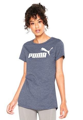 Camiseta Puma ESS No.1 Tee Heather Azul