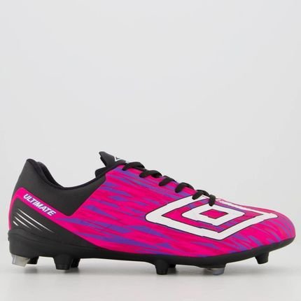 Chuteira Umbro Ultimate Campo Rosa - Marca Umbro