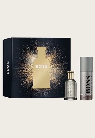 Kit Perfume 50 ml Coffret Boss Bottled Eau de Parfum   Desodorante 150 ml XM23 Hugo Boss Masculino