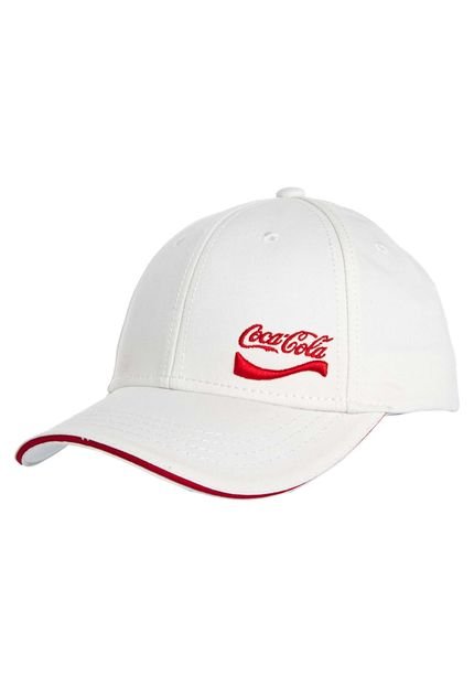 Boné Coca-Cola Logo Básico Off-White - Marca Coca Cola Accessories