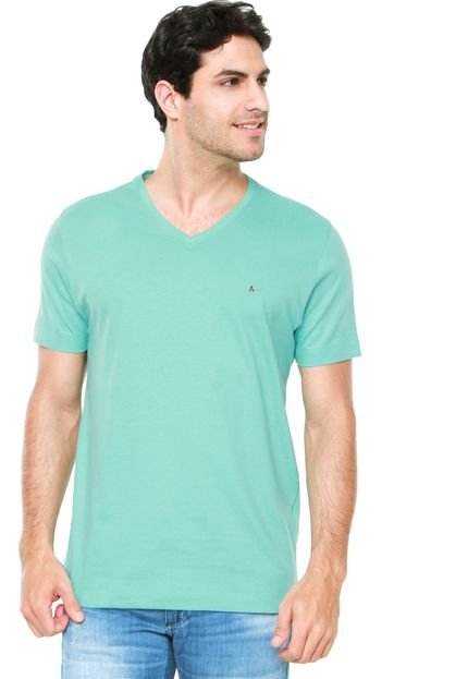 Camiseta Aramis Gola V Verde - Marca Aramis