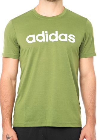 Camiseta adidas Performance D2M Cc Log Verde