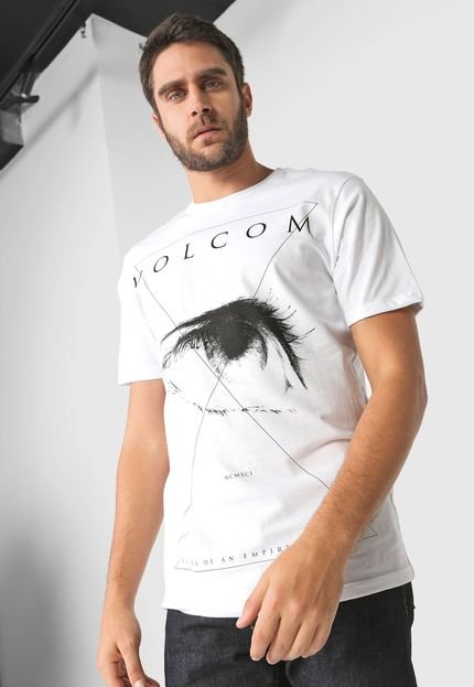 Camiseta Volcom Draw Eye Branca - Marca Volcom