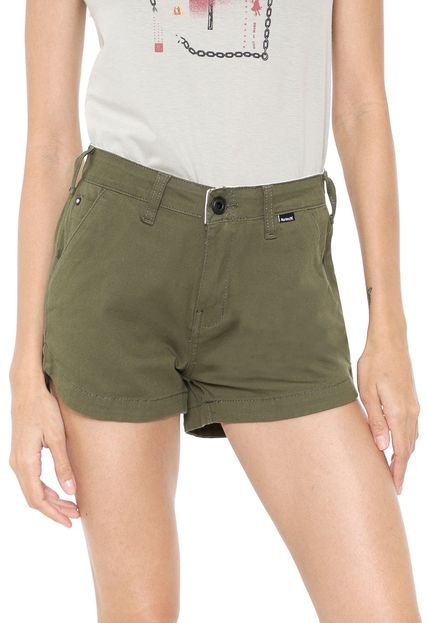 Short Sarja Hurley Chino Lowrider Verde - Marca Hurley