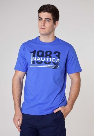 Camiseta Nautica Years Azul