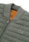Colete Puffer Lacoste Bomber Liso Verde - Marca Lacoste