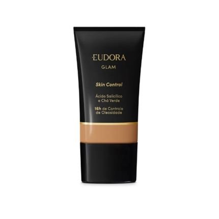 Base Eudora Líquida Glam Skin Control Cor 55 30ml - Marca Eudora