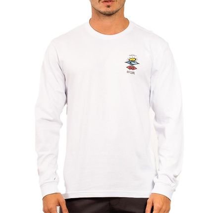 Camiseta Rip Curl Manga Longa The Search WT24 Branco - Marca Rip Curl