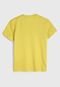 Camiseta Colcci Fun Infantil Logo Amarela - Marca Colcci Fun