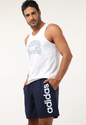 Short Adidas Logo Linear Masculino - EsporteLegal