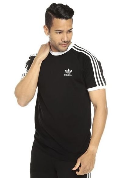 Camiseta Negra-Blanca adidas Originals 3 - Compra Ahora | Dafiti Colombia