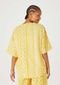 Kimono Feminino Estampado Em Linho - Amarelo - Marca Hering