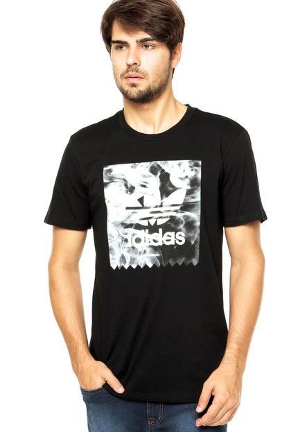 Camiseta adidas Skateboarding Burned Stamp Preta - Marca adidas Skateboarding