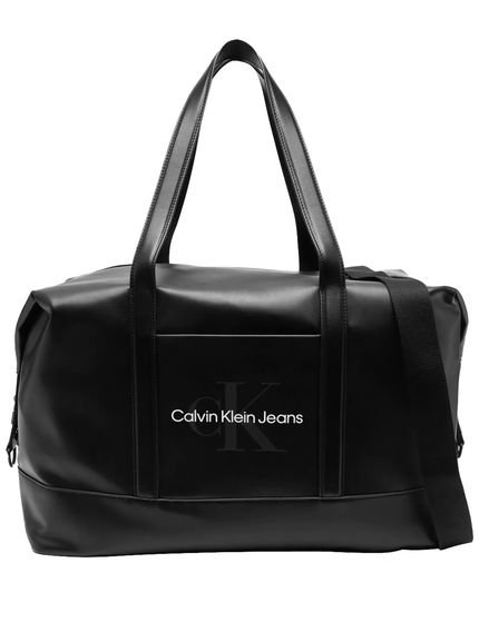 Mala Calvin Klein Jeans RE Issue Logo Soft PU Preta - Marca Calvin Klein