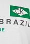 Camiseta Calvin Klein Kids Brasil Branca - Marca Calvin Klein Kids