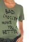 Camiseta Colcci Bad Choices Verde - Marca Colcci