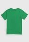 Camiseta Polo Ralph Lauren Infantil Lettering Verde - Marca Polo Ralph Lauren