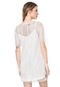 Vestido Lily Fashion Curto Tela Branco - Marca Lily Fashion