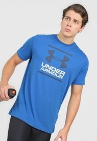 Camiseta Azul-Negro-Blanco UNDER ARMOUR UA GL Foundation Short Sleeve