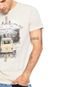 Camiseta Colcci Estampada Bege - Marca Colcci