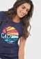 Camiseta Aeropostale Cali Surf Azul-Marinho - Marca Aeropostale