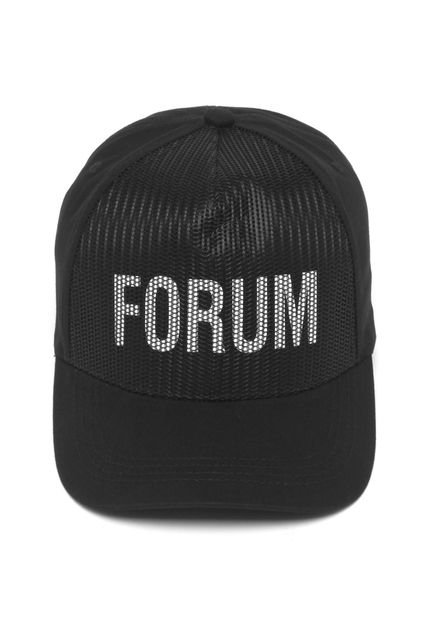 Boné Forum Snapback Logo Preto - Marca Forum