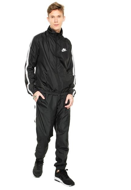 Agasalho Nike Sportswear Track Suit Wove Preto - Marca Nike Sportswear