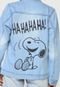 Jaqueta Jeans Snoopy by Fiveblu College Joe Cool Azul - Marca Snoopy by Fiveblu