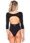 Body Colcci Fitness Malha Preto - Marca Colcci Fitness