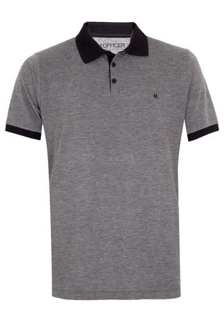 Camisa Polo M. Officer Cinza