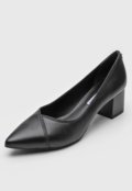 Scarpin Jorge Bischoff de Couro Recortes Preto - Marca Jorge Bischoff