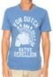 Camiseta Von Dutch  Rebellion Azul - Marca Von Dutch 