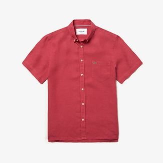Camisa Lacoste Regular Fit Vermelha