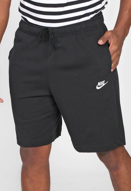 Bermuda Nike Sportswear Reta M Nsw Club Jsy Preta - Marca Nike Sportswear