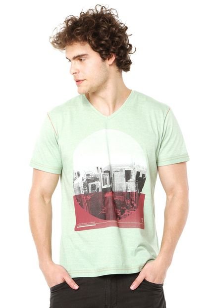 Camiseta FiveBlu City Verde - Marca FiveBlu