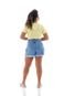 Shorts Jeans Feminino Arauto Mom Cargo - Marca ARAUTO JEANS