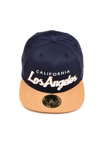 Boné Other Culture Snapback Los Angeles Run Azul/Bege - Marca Other Culture