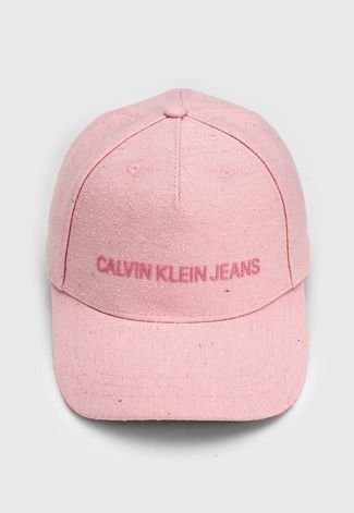 Boné Calvin Klein Logo Rosa