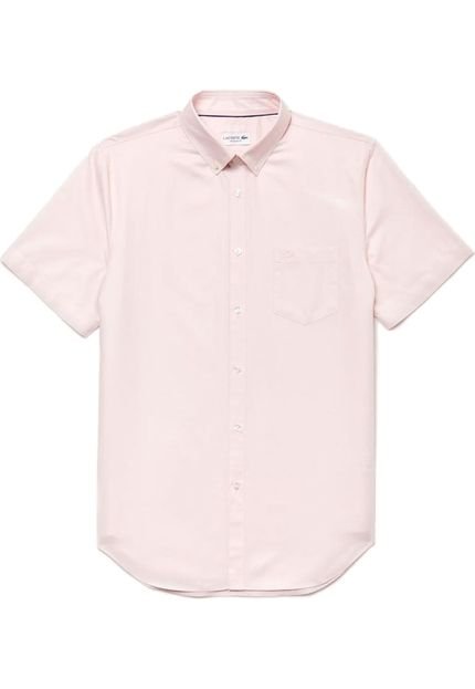 Camisa Lacoste Regular Fit Rosa - Marca Lacoste