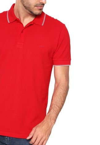 Camisa Polo Colcci Comfort Vermelha