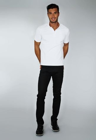 Camisa Polo Calvin Klein Branca