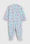 Pijama Bebê Tip Top Longo Ouriço Azul - Marca Tip Top