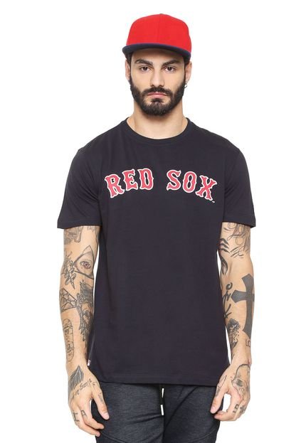 Camiseta New Era Red Sox Azul-marinho - Marca New Era