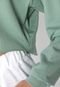 Blusa de Moletom Cropped Fechada Fila Comfort Verde - Marca Fila