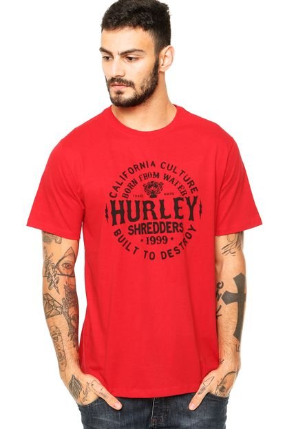 Camiseta Hurley Cylindrical Vermelho - Marca Hurley