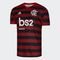 Camisa Flamengo Adidas I 2019 2020 Rubro-Negra Com Patrocínio - Marca adidas