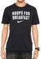Camiseta Nike Dry Df Breakfast Preta - Marca Nike