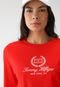 Camiseta Tommy Hilfiger Reta Estampa Vermelha - Marca Tommy Hilfiger