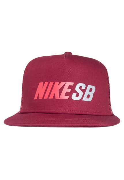 Boné Nike SB Reflect Trucker Bordô - Marca Nike SB